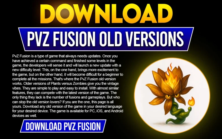 PvZ Fusion Old Versions